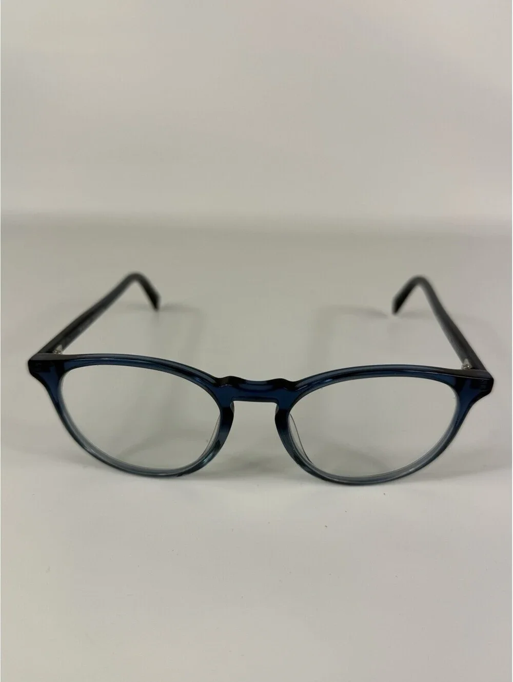 Warby Parker Eyeglasses BUTLER M 347 Frames Only 52 19 145 Crystal Blue Full Rim